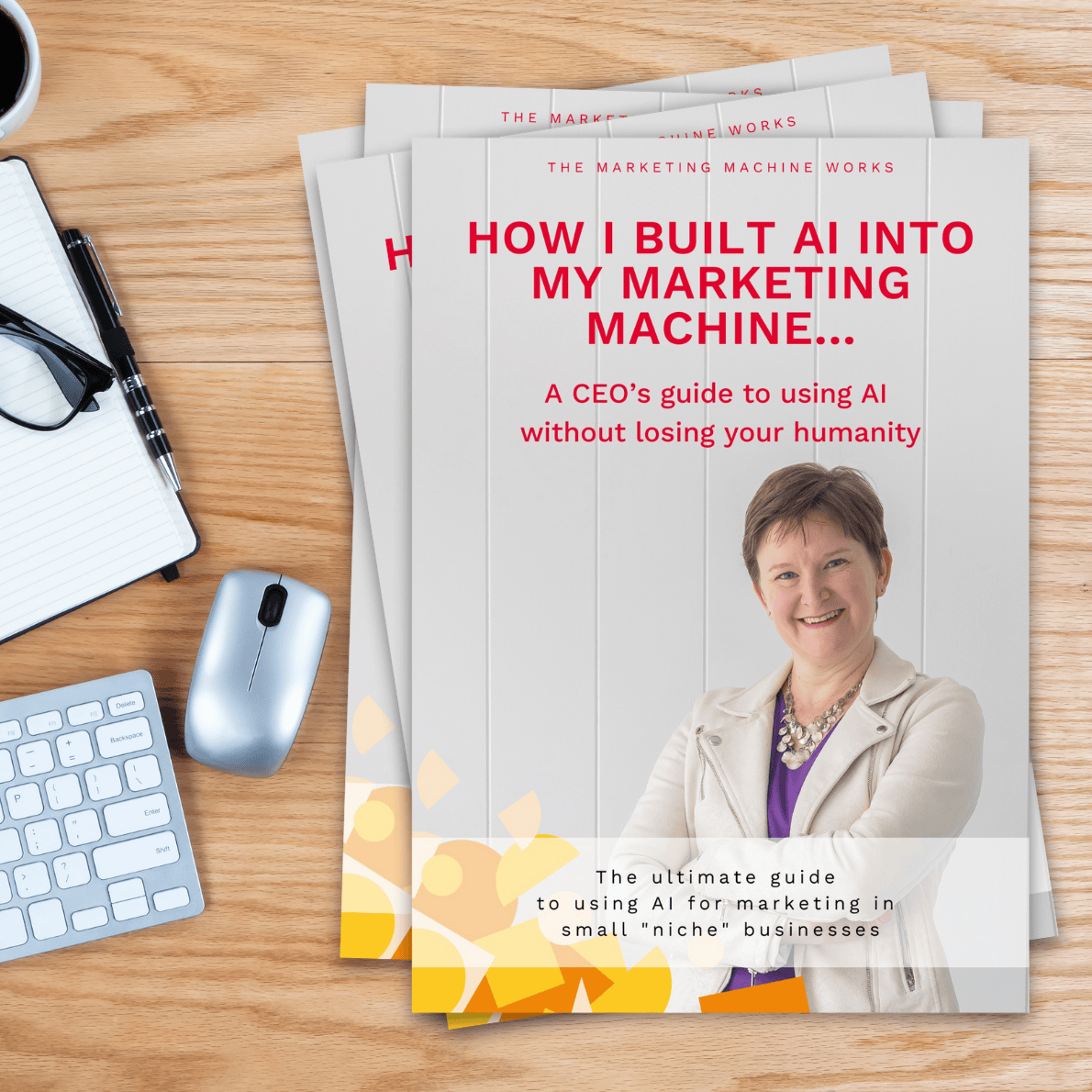 Guides on a desk: How I Built AI into my Marketing Machine