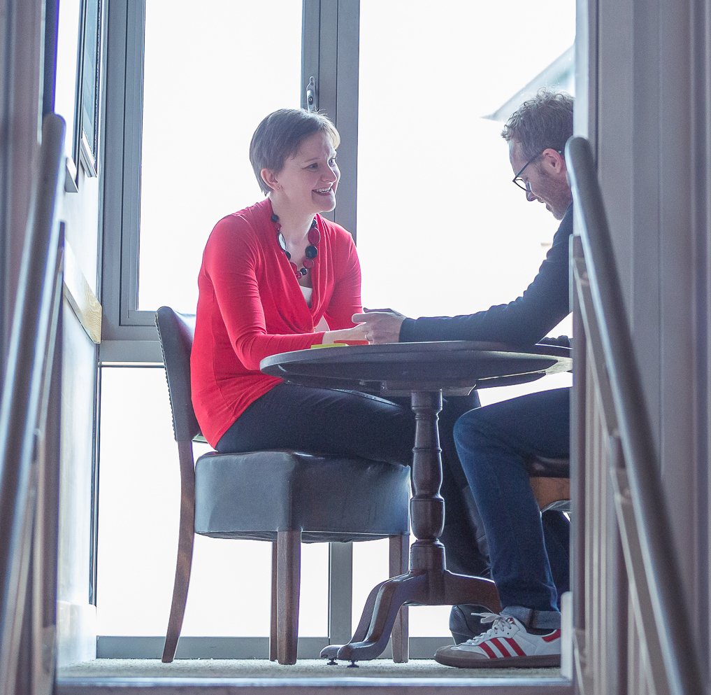 CEO marketing strategy session with Fractional CMO support