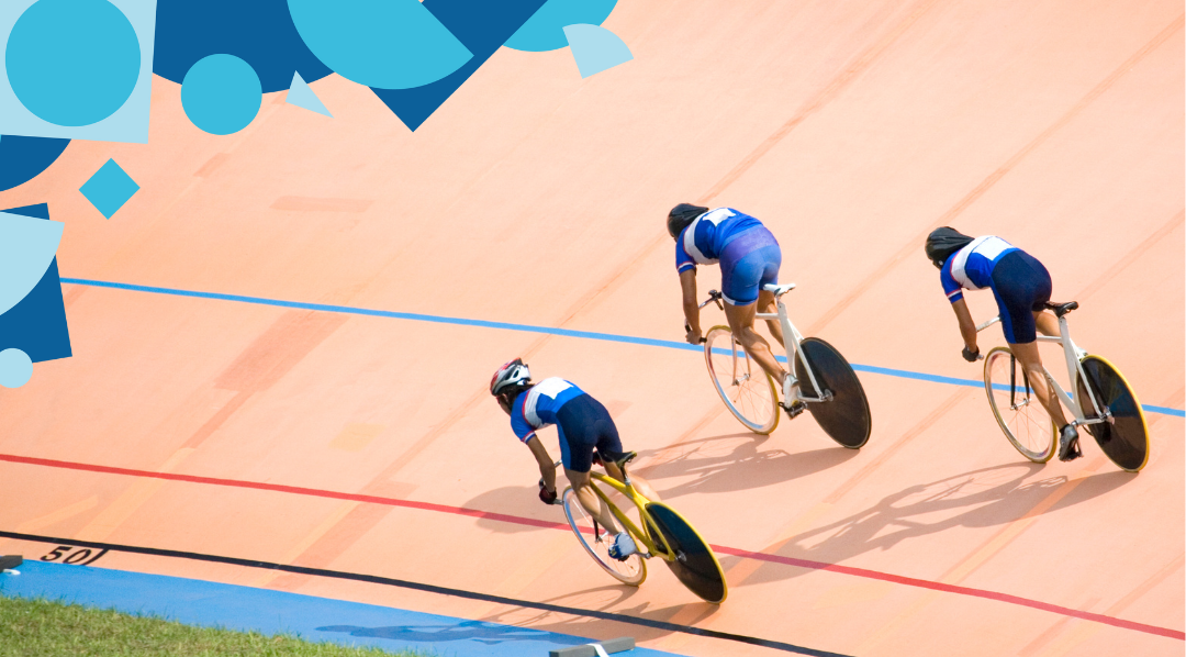 Velodrome cycling 