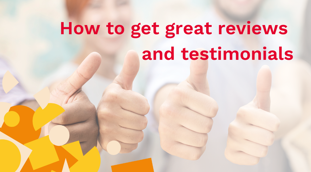 Lots of thumbs up! Customers giving great reviews and testimonials