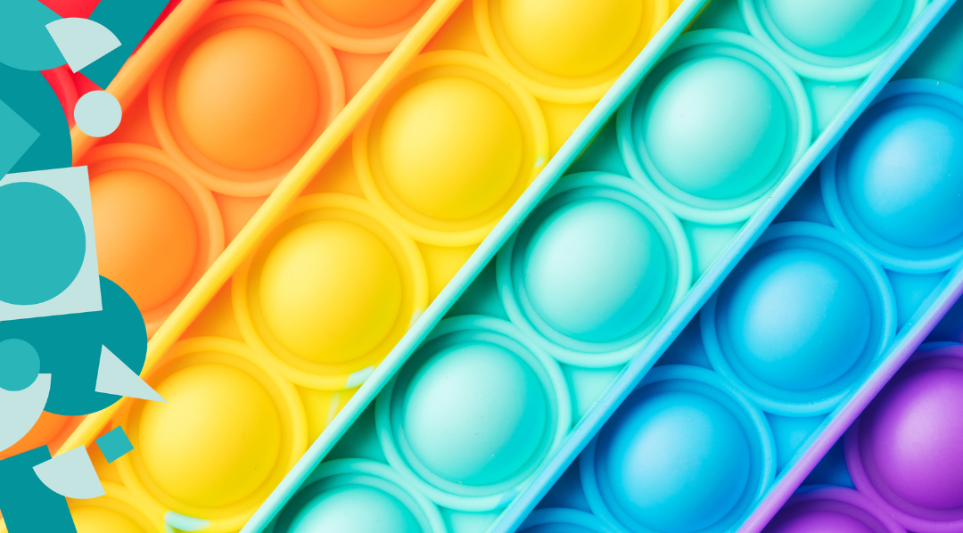 Close-up of a fidget toy that people with ADHD use to help them concentrate