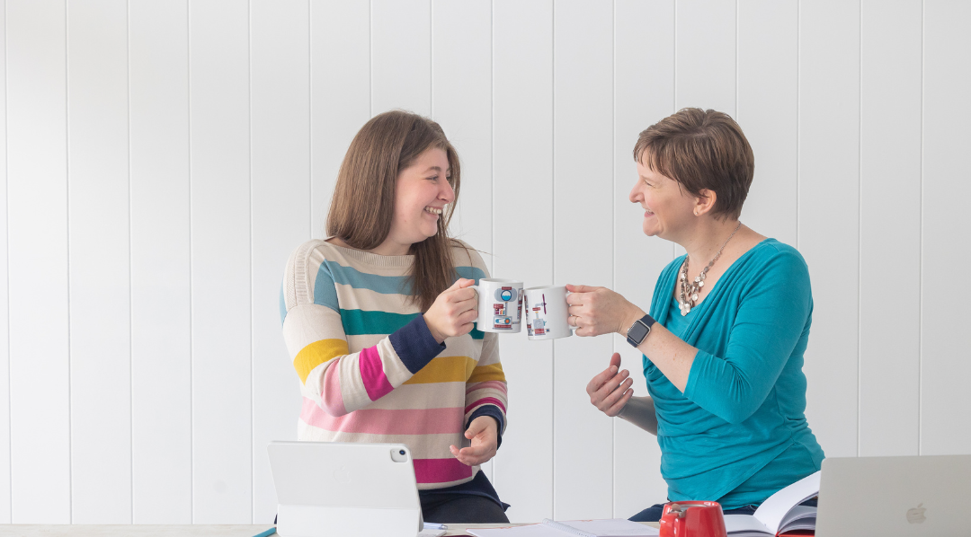 A Fractional CMO mentoring a Junior Marketing Exec
